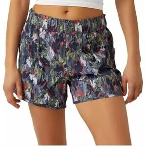 Free People Movement In The Wild Printed Supernova Combo Shorts Womens XS